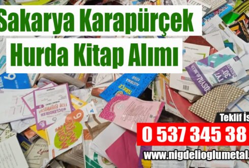 Sakarya Karapürçek Hurda Kitap Alımı